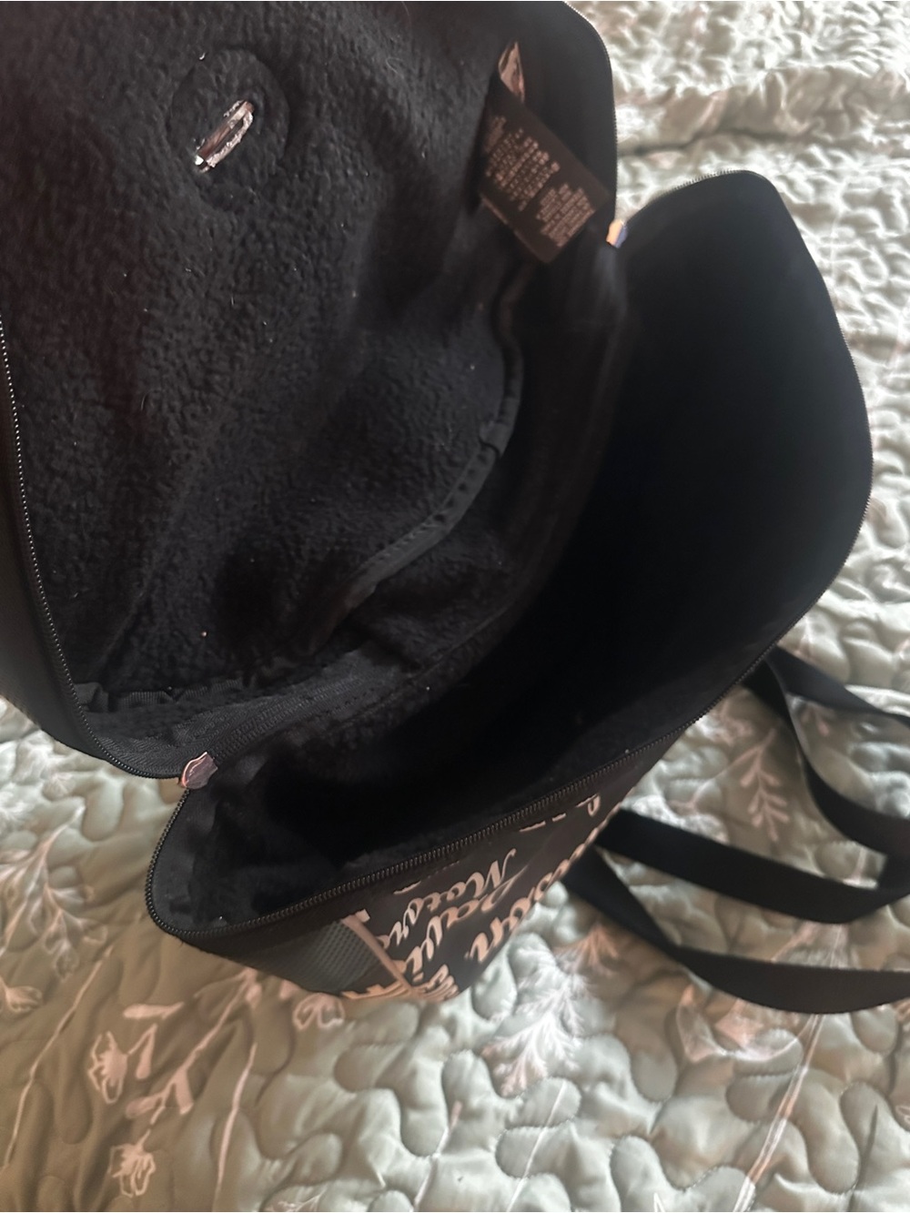 Harley-Davidson Black and White Logo Bowling Bag Case - Picture 3 of 3